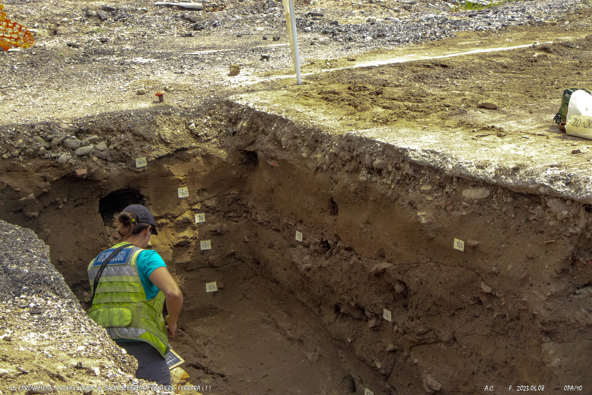 Un ritrovamento archeologico in Italia,si ferma il cantiere-0PAs